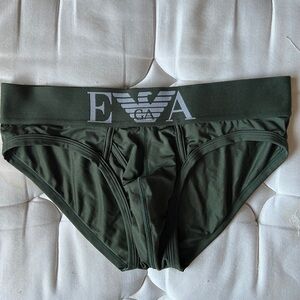 Emporio Armani Green Briefs